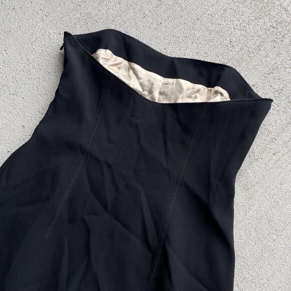 MOSCHINO Cheap & Chic black strapless mini dress semi formal | size US 6 - Picture 4 of 6